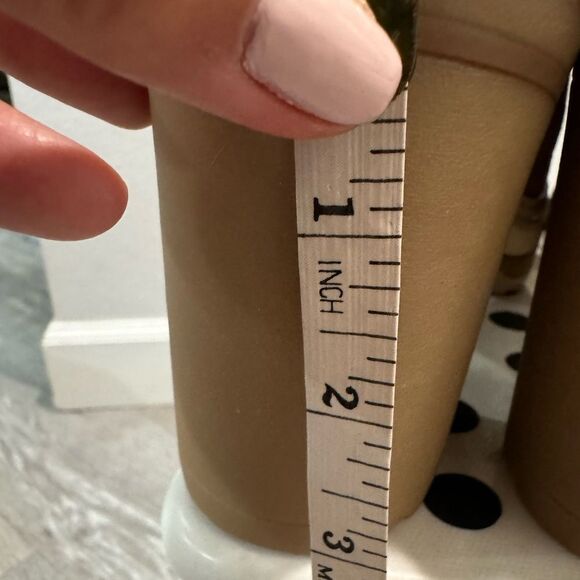 Steve Madden Lenny Brown cognac suede platform block heel ankle booties size 8 - Picture 6 of 7